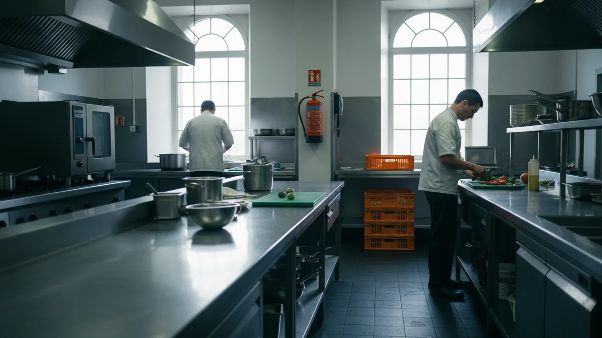 Documentary photograph of Hospitality at work in Northern Ireland