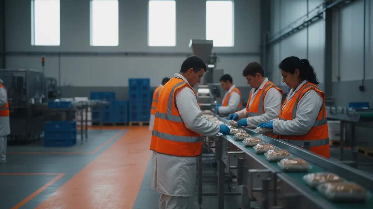 Documentary photograph of Food and Agri-Food at work in Northern Ireland
