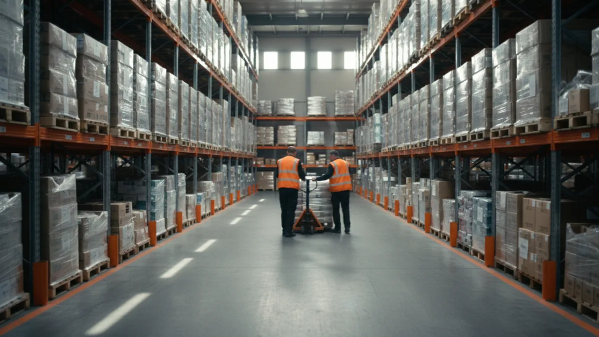 Documentary photograph of Wholesale and Distribution at work in Northern Ireland