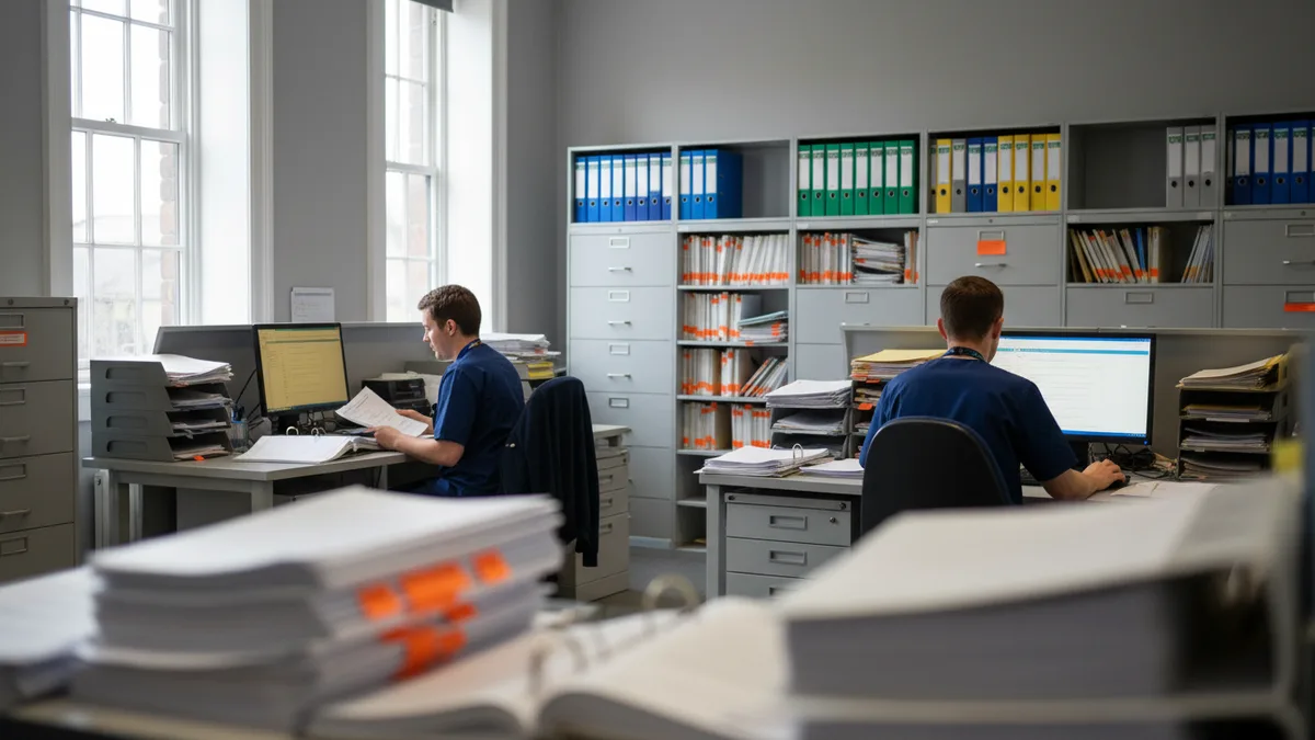 Documentary photograph of Healthcare and Care at work in Northern Ireland