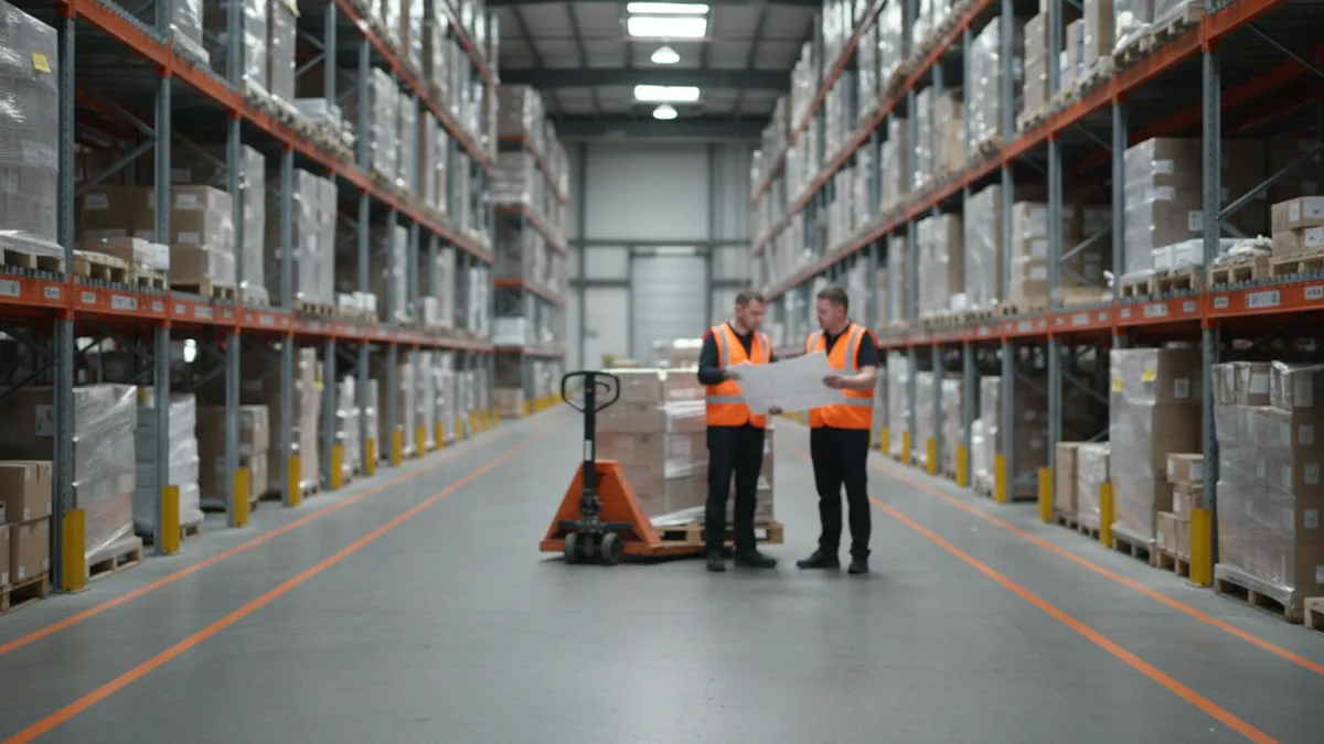 Documentary photograph of Wholesale and Distribution at work in Northern Ireland