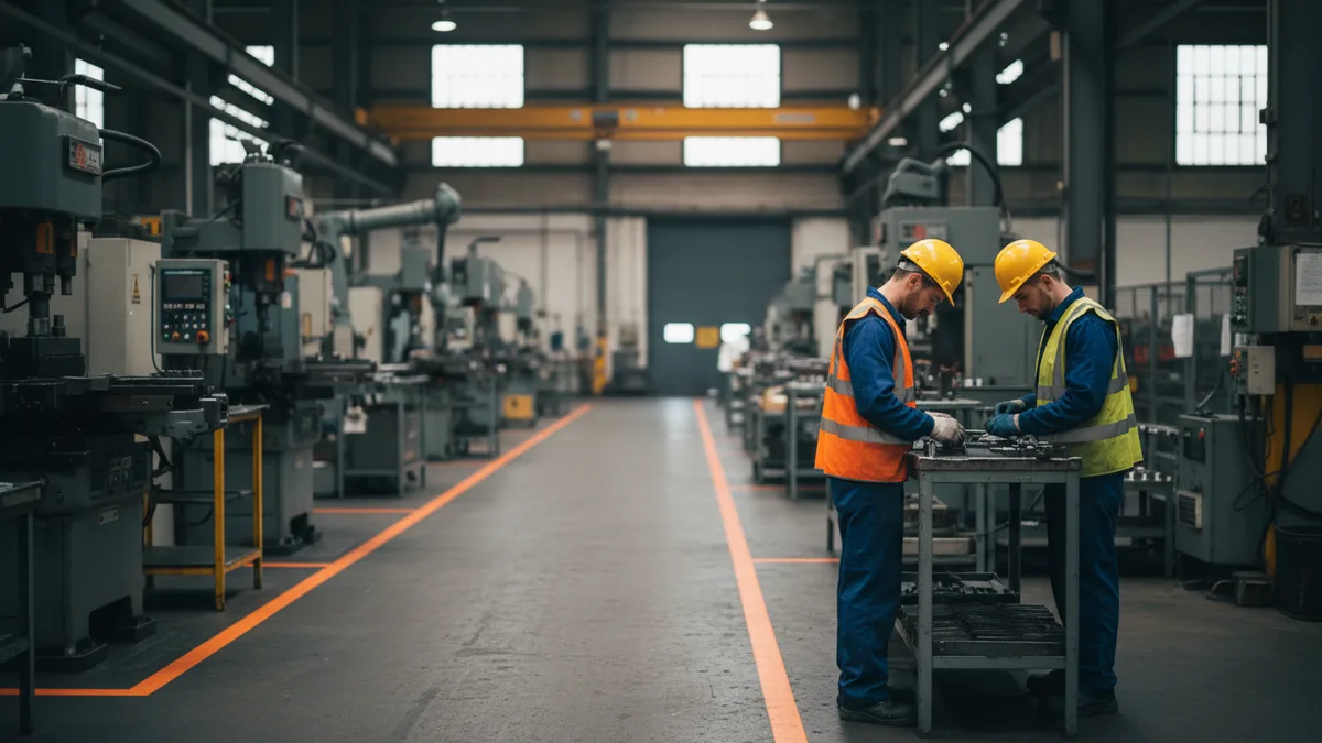 Documentary photograph of Manufacturing at work in Northern Ireland