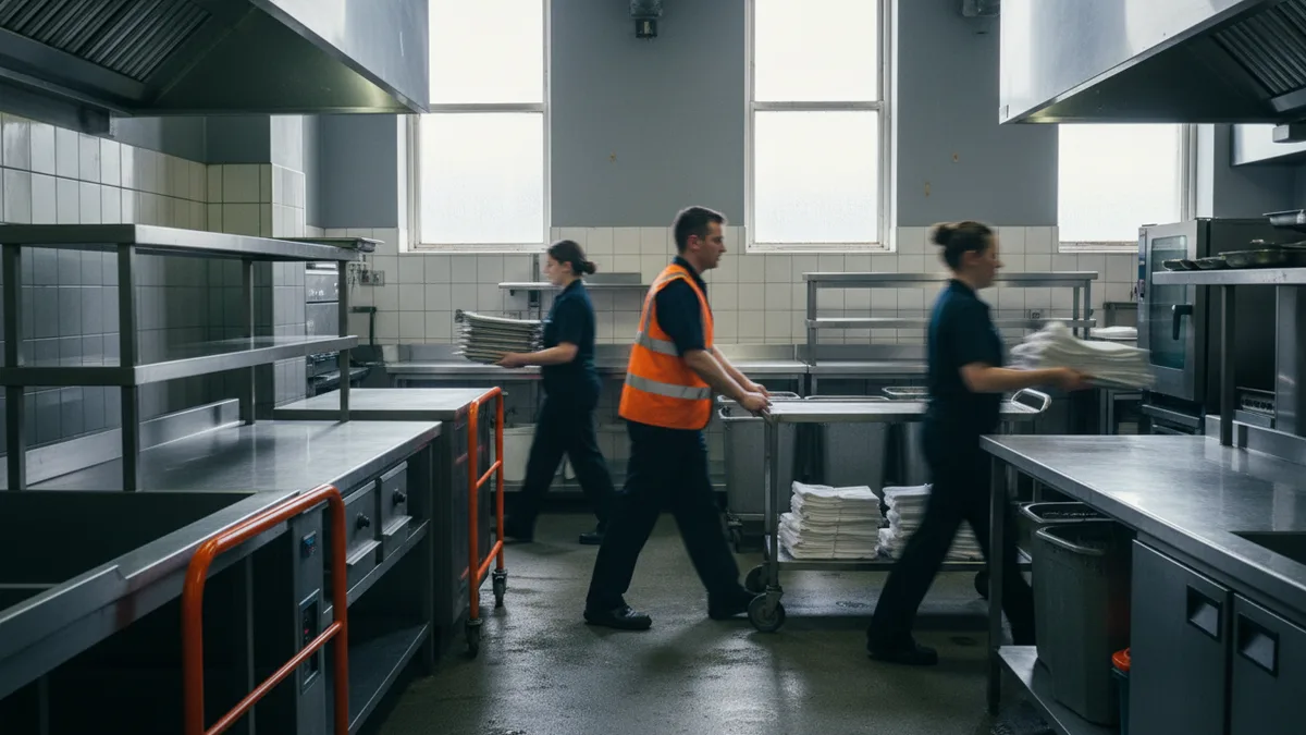 Documentary photograph of Hospitality and Tourism at work in Northern Ireland
