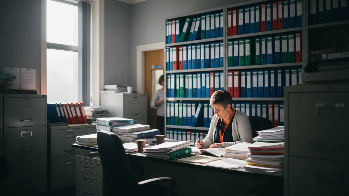 Documentary photograph of Healthcare and Social Care at work in Northern Ireland