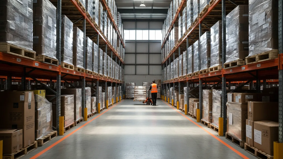 Documentary photograph of Wholesale and Distribution at work in Northern Ireland
