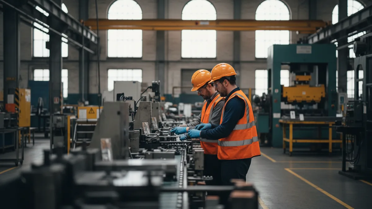 Documentary photograph of Manufacturing at work in Northern Ireland
