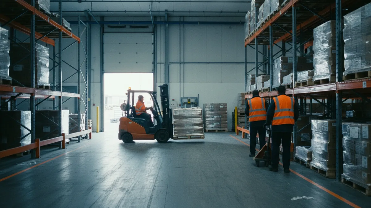 Documentary photograph of Cold Chain and Perishables at work in Northern Ireland