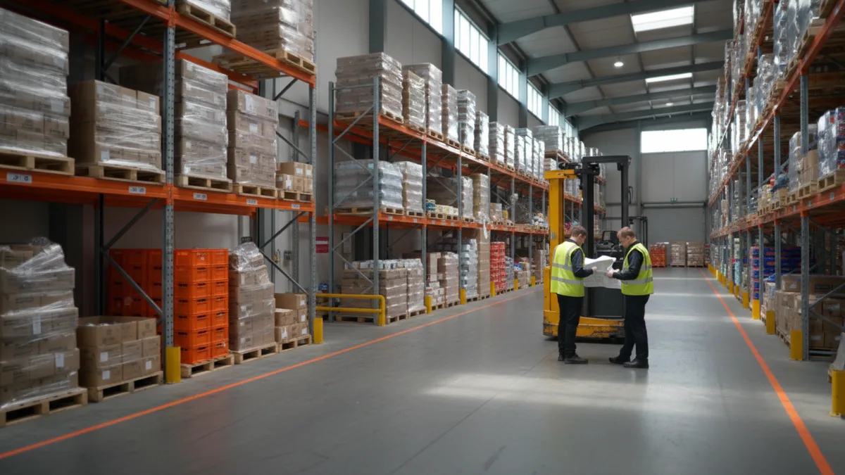 Documentary photograph of Wholesale and Distribution at work in Northern Ireland