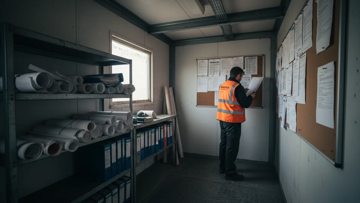Documentary photograph of Construction at work in Northern Ireland