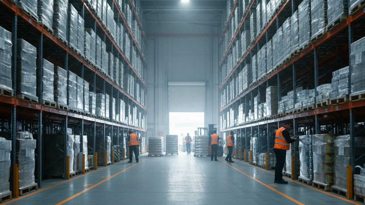 Documentary photograph of Wholesale and Distribution at work in Northern Ireland